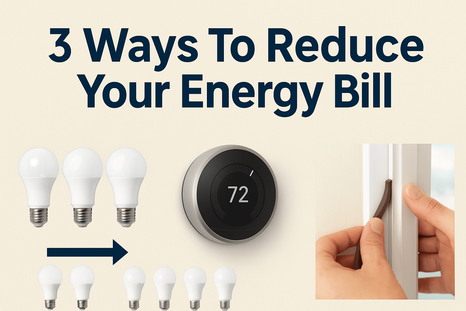 3 Ways To Reduce Your Energy Bill 3 Ways To Reduce Your Energy Bill