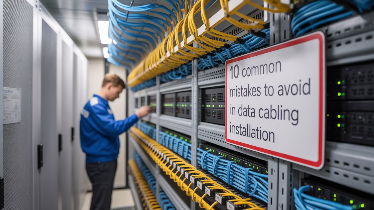 10 Common Mistakes to Avoid in Data Cabling Installation 2 10 Common Mistakes to Avoid in Data Cabling Installation